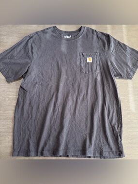 Carhartt Short Sleeve Black Pocket Tee Tshirt XL